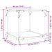 Tables basses avec dessus en verre transparent 2 pcs acier - Photo n°9