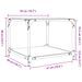 Tables basses avec dessus en verre transparent 2 pcs acier - Photo n°9