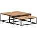 Tables basses gigognes 2 pcs Bois d'acacia massif - Photo n°1