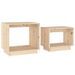 Tables basses gigognes 2 pcs Bois de pin massif - Photo n°2