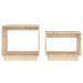 Tables basses gigognes 2 pcs Bois de pin massif - Photo n°4