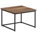 Tables basses gigognes 2 pcs bois massif de teck - Photo n°3