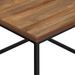 Tables basses gigognes 2 pcs bois massif de teck - Photo n°6