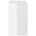 Tables basses gigognes 3 pcs Blanc brillant - Photo n°8