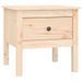 Tables d'appoint 2 pcs 50x50x49 cm Bois massif de pin - Photo n°3