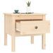 Tables d'appoint 2 pcs 50x50x49 cm Bois massif de pin - Photo n°7