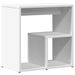 Tables d'appoint 2 pcs blanc 50x30x50 cm bois d’ingénierie - Photo n°8