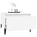 Tables d'appoint 2 pcs Blanc 50x46x35 cm Bois d'ingénierie - Photo n°5