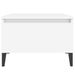 Tables d'appoint 2 pcs Blanc 50x46x35 cm Bois d'ingénierie - Photo n°7