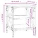 Tables d'appoint 2 pcs Chêne marron 40x42x50 cm Bois ingénierie - Photo n°10