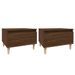 Tables d'appoint 2 pcs Chêne marron 50x46x35 cm Bois ingénierie - Photo n°1