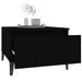 Tables d'appoint 2 pcs Noir 50x46x35 cm Bois d'ingénierie - Photo n°5