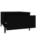 Tables d'appoint 2 pcs Noir 50x46x35 cm Bois d'ingénierie - Photo n°8