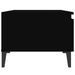 Tables d'appoint 2 pcs Noir 50x46x35 cm Bois d'ingénierie - Photo n°9