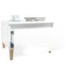 Tables d'appoint 2pcs Blanc brillant 50x46x35cm Bois ingénierie - Photo n°6