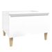 Tables d'appoint 2pcs Blanc brillant 50x46x35cm Bois ingénierie - Photo n°7