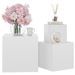 Tables d'appoint 3 pcs Blanc brillant - Photo n°4