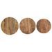 Tables d'appoint 3 pcs Bois de manguier brut - Photo n°5