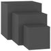 Tables d'appoint 3 pcs Gris - Photo n°1