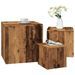 Tables d'appoint 3 pcs vieux bois bois d'ingénierie - Photo n°1