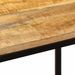 Tables d'appoint gigognes 3 pcs bois de manguier massif brut - Photo n°7