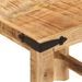 Tables d'appoint gigognes 3 pcs bois de manguier massif brut - Photo n°9