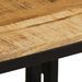 Tables d'appoint gigognes 3 pcs bois de manguier massif brut - Photo n°10