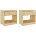 Tables de chevet 2 pcs 40x31x40 cm Bois de pin massif - Photo n°2