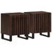 Tables de chevet 2 pcs 40x33x46 cm Bois de manguier solide - Photo n°1