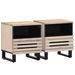 Tables de chevet 2 pcs 40x33x46 cm bois manguier massif blanchi - Photo n°1