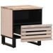 Tables de chevet 2 pcs 40x33x46 cm bois manguier massif blanchi - Photo n°3