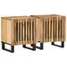 Tables de chevet 2 pcs 40x33x46 cm bois massif de manguier brut - Photo n°1