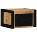 Tables de chevet 2 pcs 40x35x25 cm bois de manguier massif brut - Photo n°1