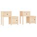 Tables de chevet 2 pcs 79,5x38x65,5 cm Bois de pin massif - Photo n°2