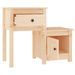 Tables de chevet 2 pcs 79,5x38x65,5 cm Bois de pin massif - Photo n°4