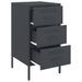 Tables de chevet 2 pcs anthracite 36x39x68 cm - Photo n°9