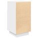 Tables de chevet 2 pcs avec 2 tiroirs blanc 36x36x68 cm - Photo n°8