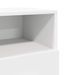 Tables de chevet 2 pcs avec 2 tiroirs blanc 36x36x68 cm - Photo n°10