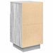 Tables de chevet 2 pcs avec 2 tiroirs sonoma gris 36x36x68 cm - Photo n°8