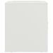 Tables de chevet 2 pcs blanc 34,5x39x44 cm acier - Photo n°8