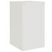 Tables de chevet 2 pcs blanc 34,5x39x62 cm acier - Photo n°9