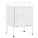 Tables de chevet 2 pcs Blanc 35x35x51 cm Acier - Photo n°9