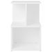 Tables de chevet 2 pcs Blanc 35x35x55 cm - Photo n°4