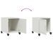 Tables de chevet 2 pcs blanc 36x39x43,5 cm acier - Photo n°9