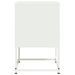 Tables de chevet 2 pcs blanc 36x39x60,5 cm acier - Photo n°7