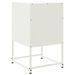 Tables de chevet 2 pcs blanc 36x39x60,5 cm acier - Photo n°8