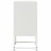 Tables de chevet 2 pcs blanc 36x39x78 cm acier - Photo n°7