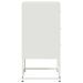 Tables de chevet 2 pcs blanc 36x39x78 cm acier - Photo n°7