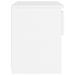 Tables de chevet 2 pcs Blanc 40x30x39 cm - Photo n°6