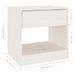 Tables de chevet 2 pcs Blanc 40x31x40 cm Bois de pin massif - Photo n°9